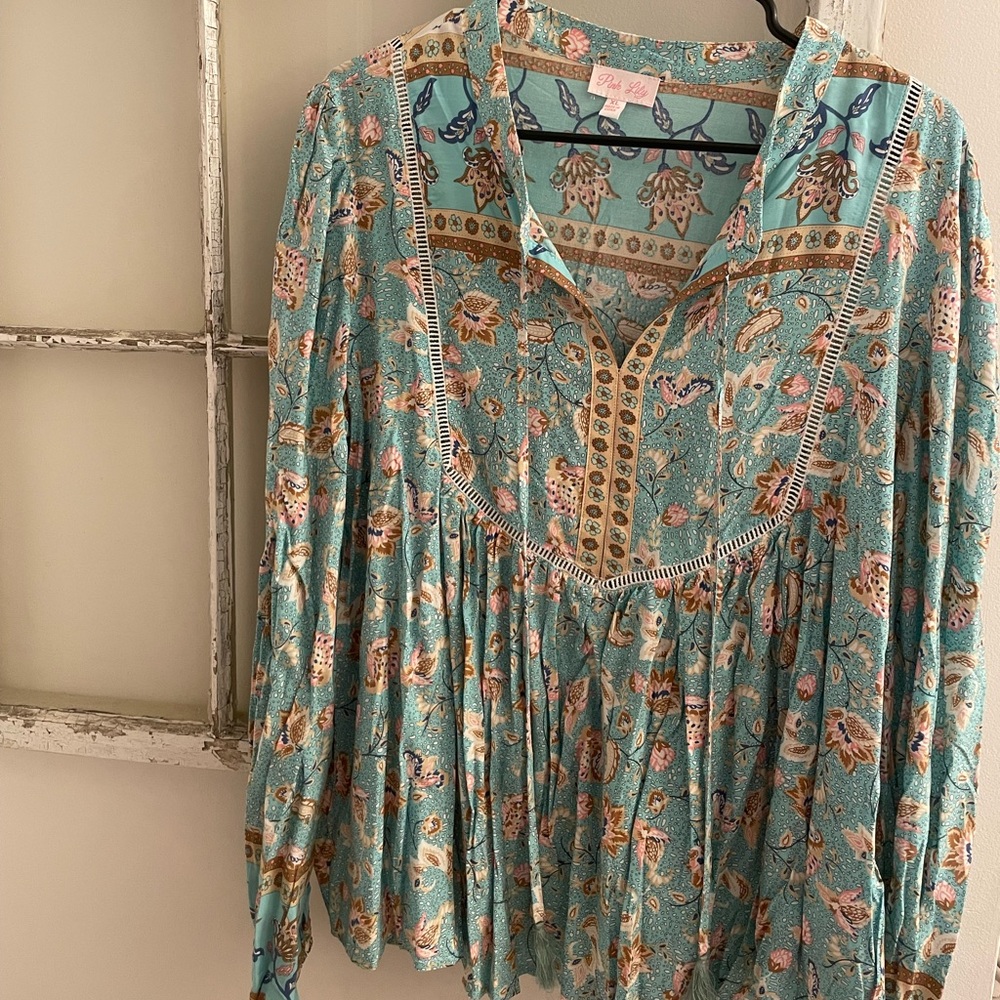 Pink Lily Top